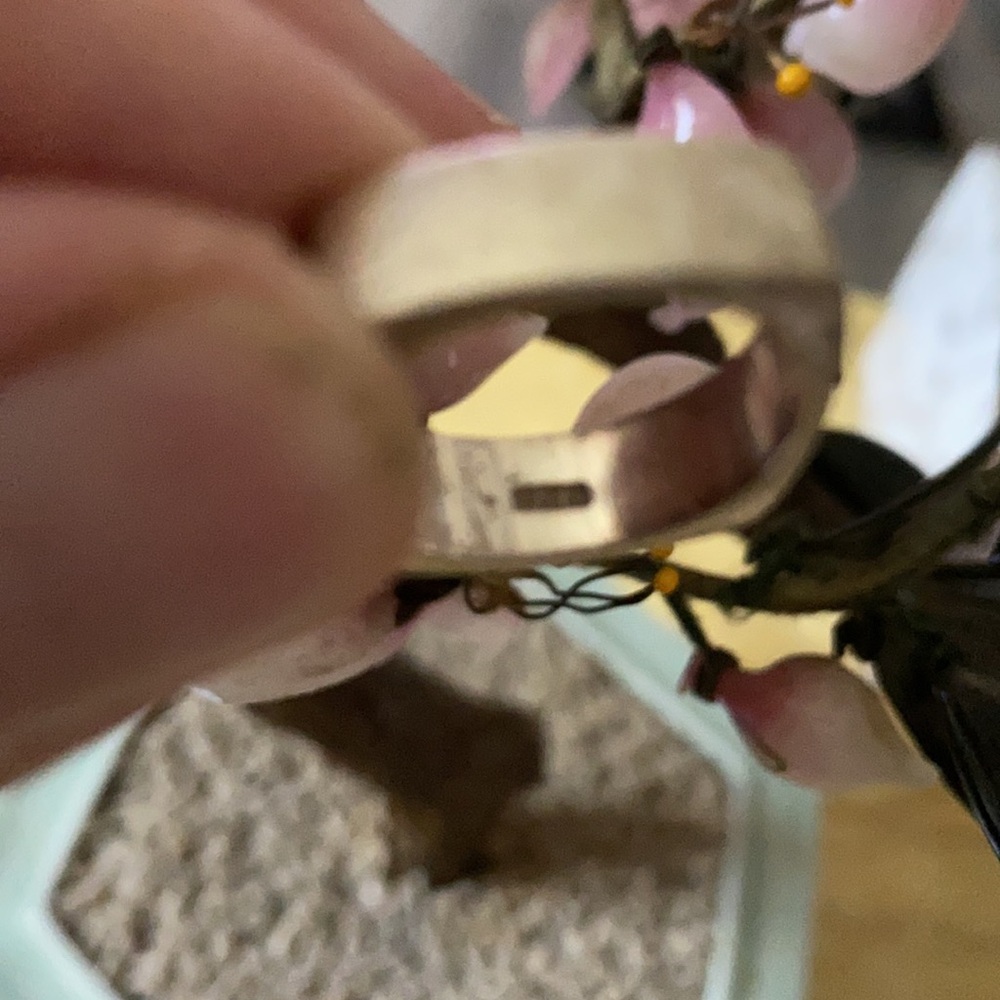 Antique 925 Solid Square Ring - image 3